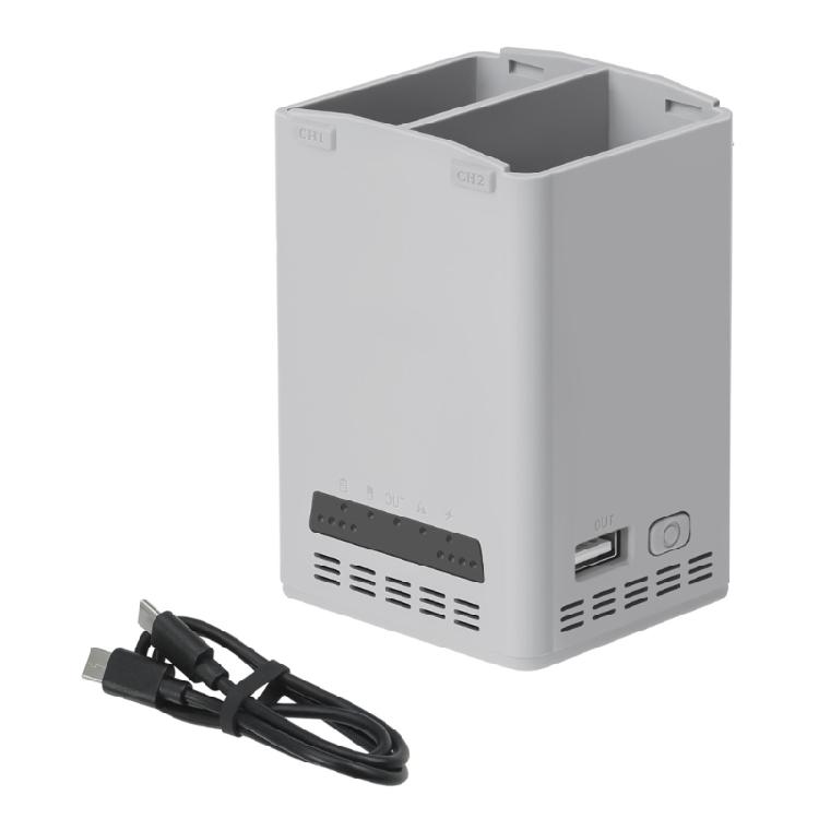 Double Slot 65W Chargers For Lito1/X1 Batteries Efficient Charging Dock Temperature Control Storage Mode Support