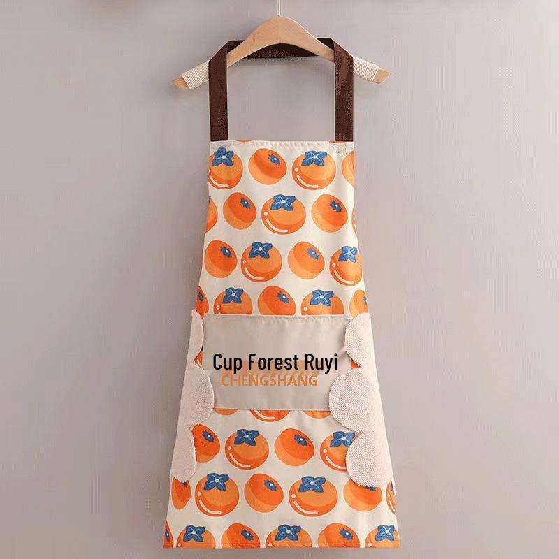 Waterproof Adult Half Apron - Oil-Proof, Dirty-Resistant, Wipable Kitchen Bib