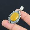 Anniversary Gift For Her Natural Polychrome Jasper Gemstone Pendant 925 Silver