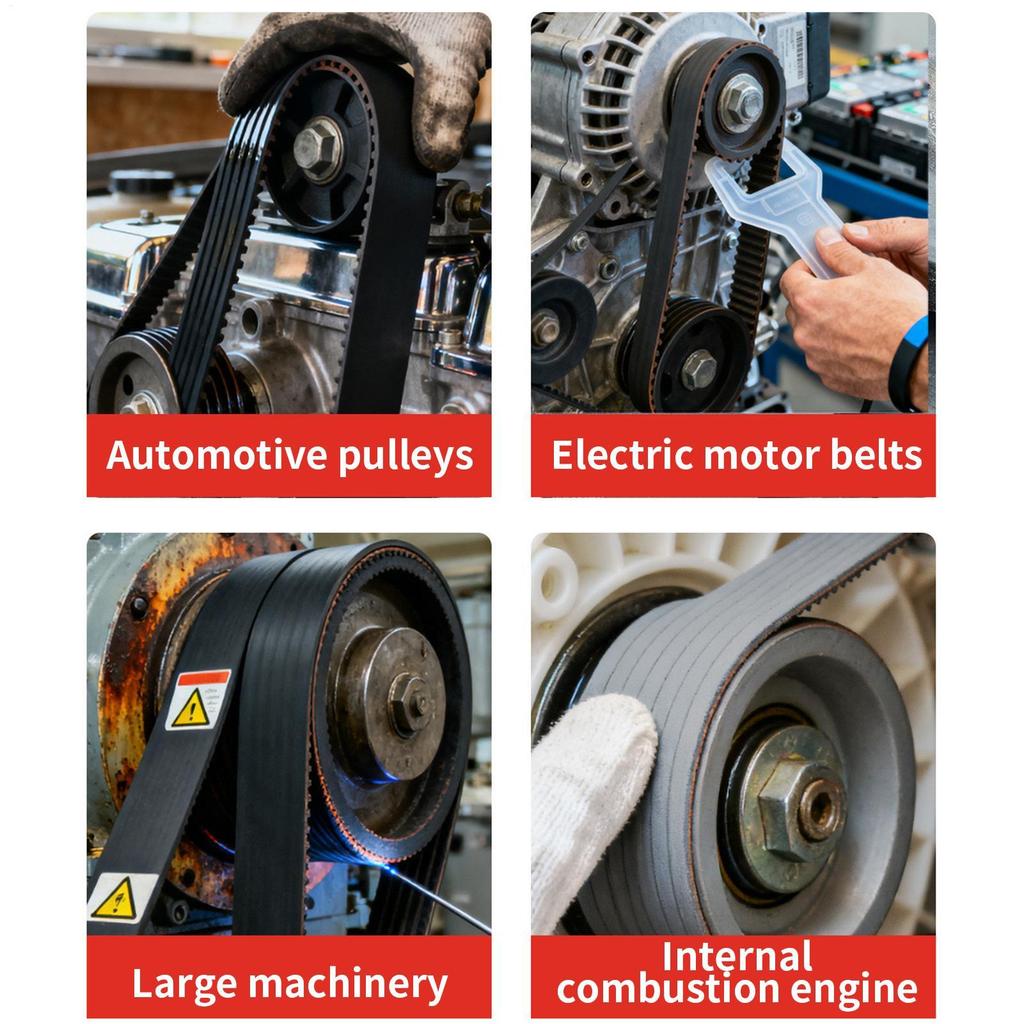 Stretch Belt Tool Rust-Proof Timing Remover 2 Pieces Car Serpentine Belt Tool For Auto Truck Vehicle Sedan SUV Scooter Pickup