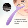 1pc Blue or Purple Portable Facial Hair Remover - Fragrance-Free, Hypoallergenic, High-Quality, No Power Needed for Forehead