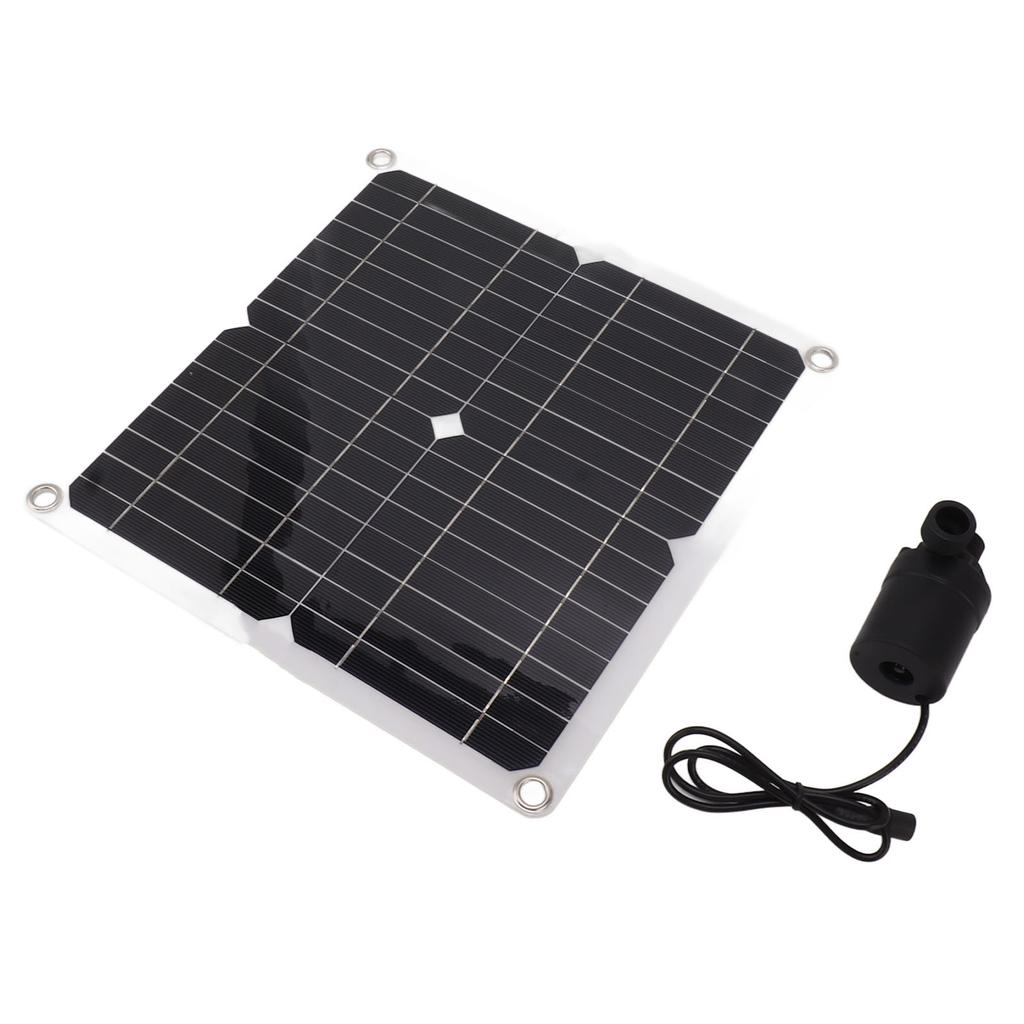 Solar Water Pump Kit Water Fountain Flower Irrigation Pump DC12V 22W with 100W Solar Panel