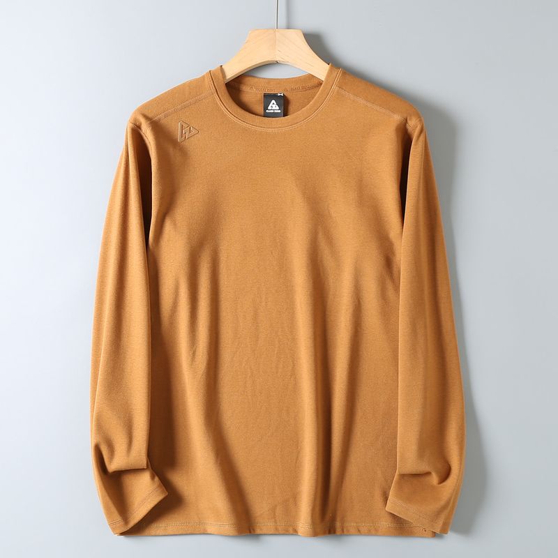 Original Foreign Trade Surplus Genuine Goods Outdoor Unisex Couple's Thermal Base Layer Modal Wool Blend Long-Sleeve T-Shirt