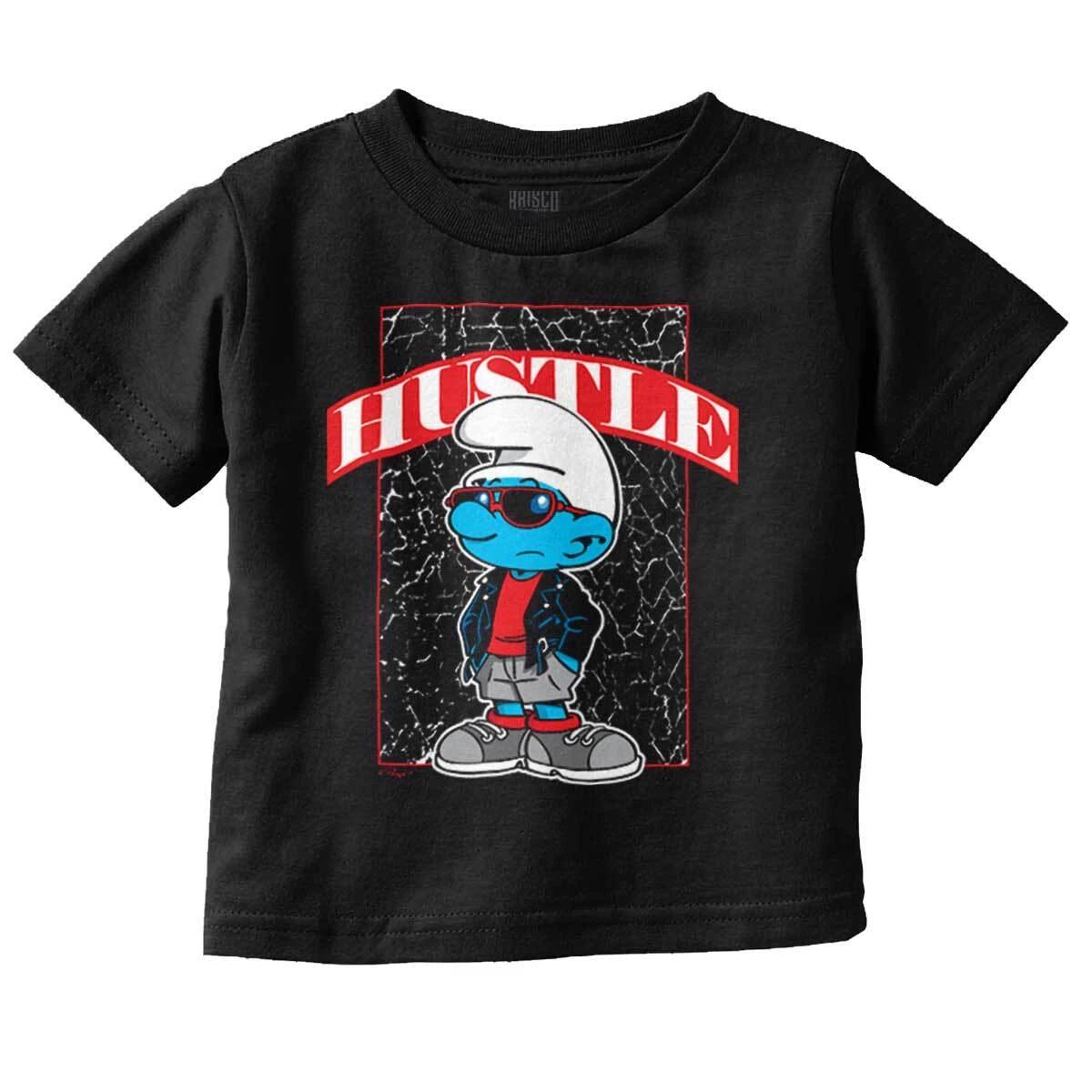 Cool Urban The Smurfs Retro Cartoon Hustle Toddler Boy Girl Youth T Shirt Tee XL