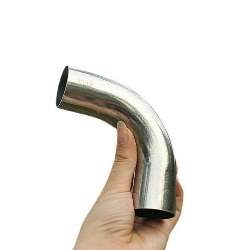 Stainless Steel 304 Elbow 90 Degree Pipe Exhaust Tube Bend Mandrel 19mm-51mm OD
