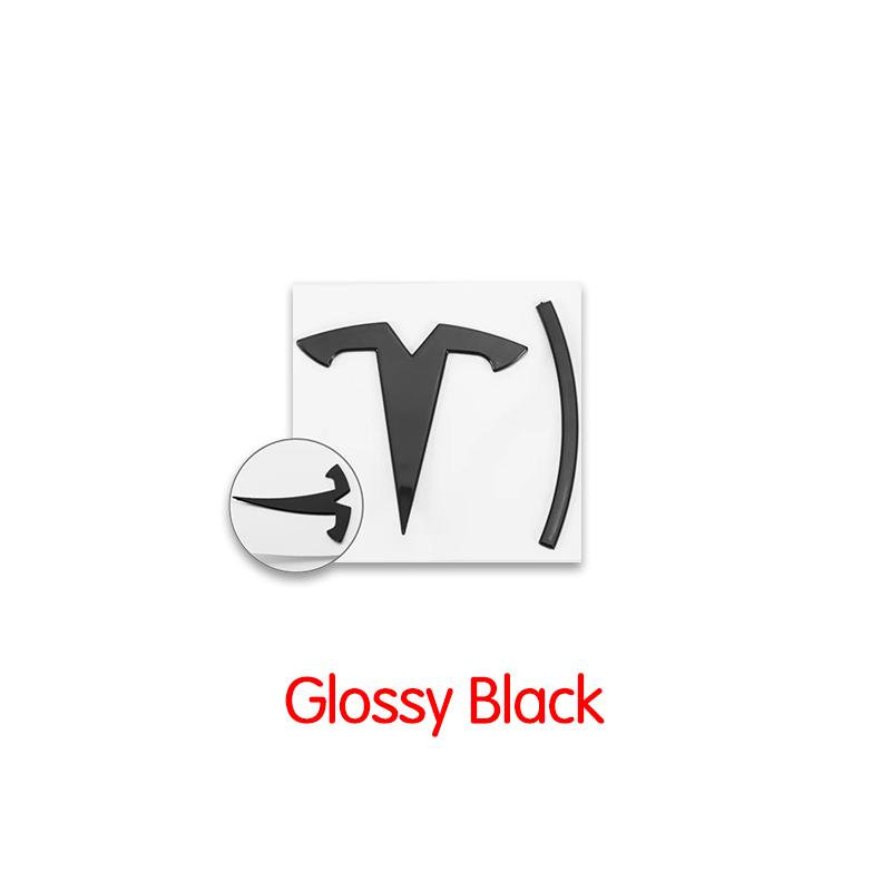 3D ABS Chrome Red Line Black Logo DUAL MOTOR Emblem Letters Car Styling Trunk Badge For Tesla 3 Y S X DUAL MOTOR Accessories