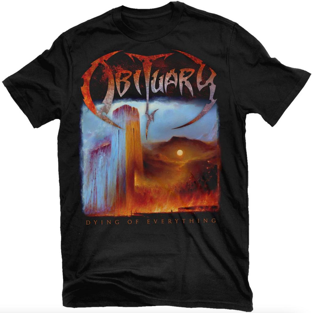 Obituary Band Graphic Cotton T-shirt Unisex Summer Short Sleeve Fashion Brand Tee Luxury Casual Vintage Retro Top