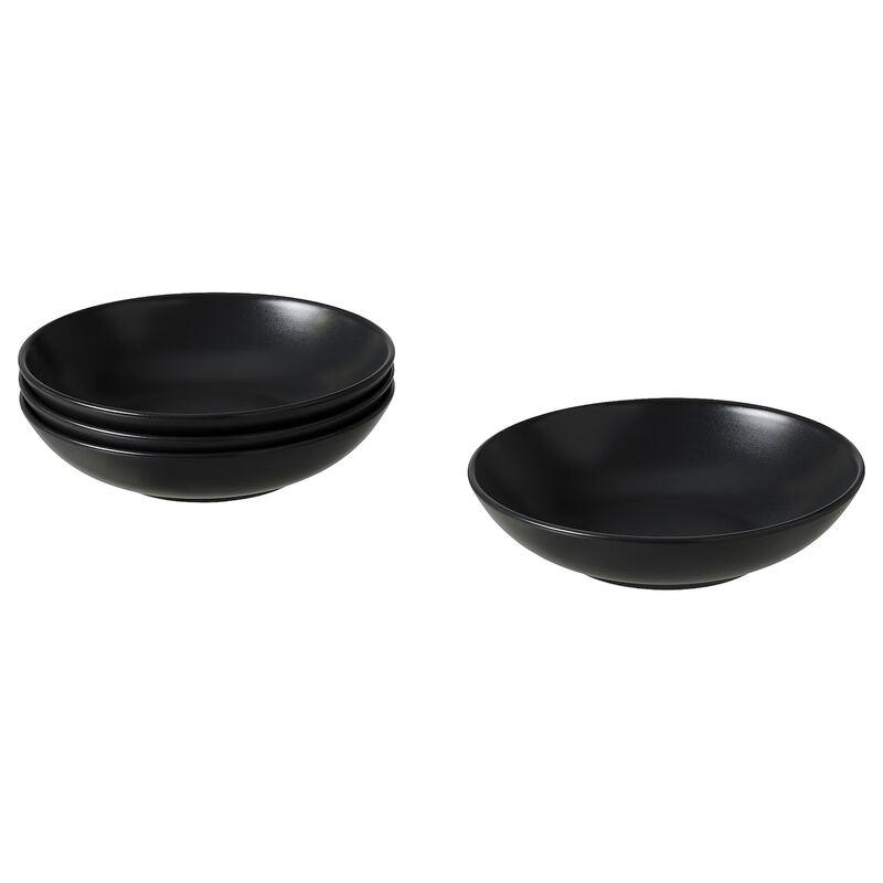 Глубокая керамическая тарелка IKEA FÄRIKKLOR