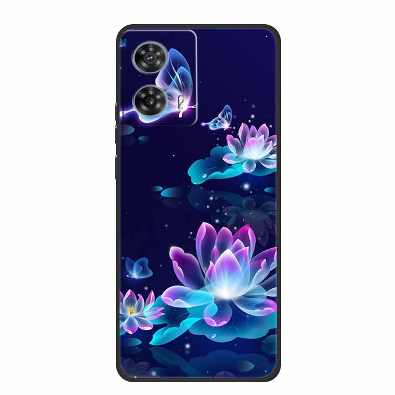 Phone Case For Moto Edge 50 Fusion Back Cover Case Shockproof Black Silicone Soft Funda For Motorola Edge 50 Fusion Case 6.7"