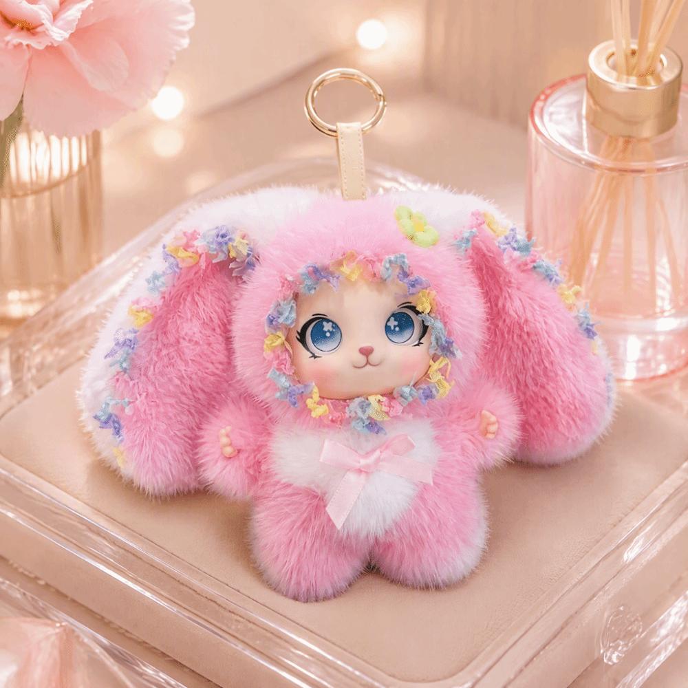 Soft Lori Rabbit Pendant Plush Bunny Plush Decoration Cute Vinyl Doll Keychain For Kids