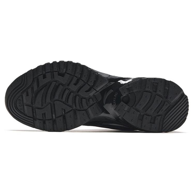 Anta Millennium Sparrow Feather Platform Cushioning Slip Resistant Low top Chunky Sneakers Men's Black 112338899-1