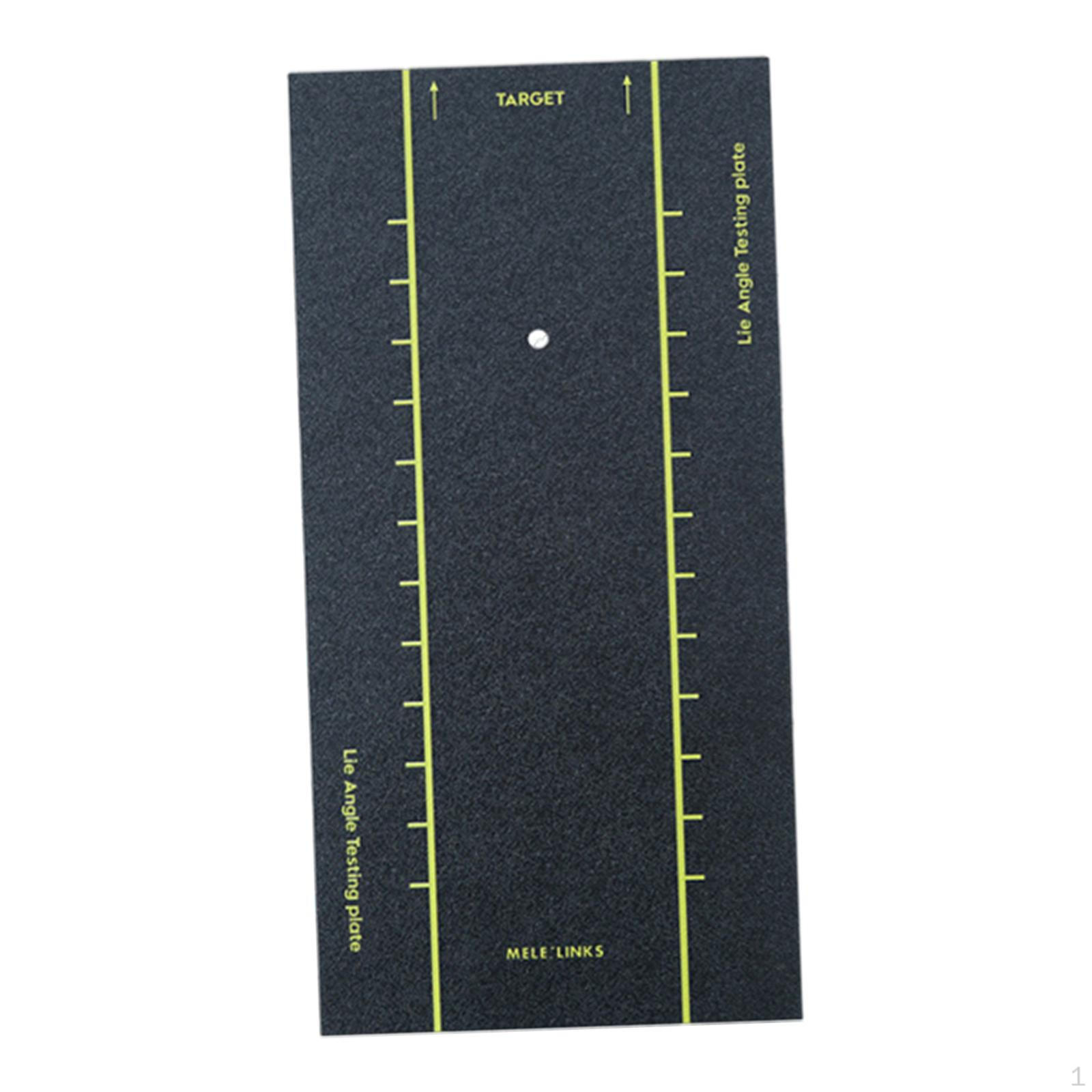 

Golf Club Lie Fitting Board,Practice Equipment Heavy Duty for Indoor/Outdoor Use Training Aid Swing