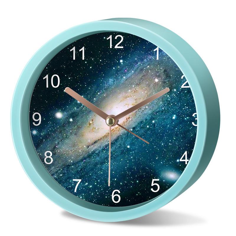

Starry Sky Astronaut Student Exclusive Children s Boy Cartoon Small Alarm Clock Simple Bedhead Silent Clock