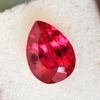 Natural Red Ruby Loose Gemstone 13x9mm Pear Shape for Her/Him for Jewelry Making and Gem Collections