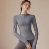 Women's Quick-Dry Stand Collar Zipper Jacket - Slim Fit Long Sleeve Sportswear