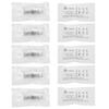 10 pièces Microblading Micro-aiguille Réjuvénation Électrique de la Peau Accessoire de Machine à Micro-aiguille
