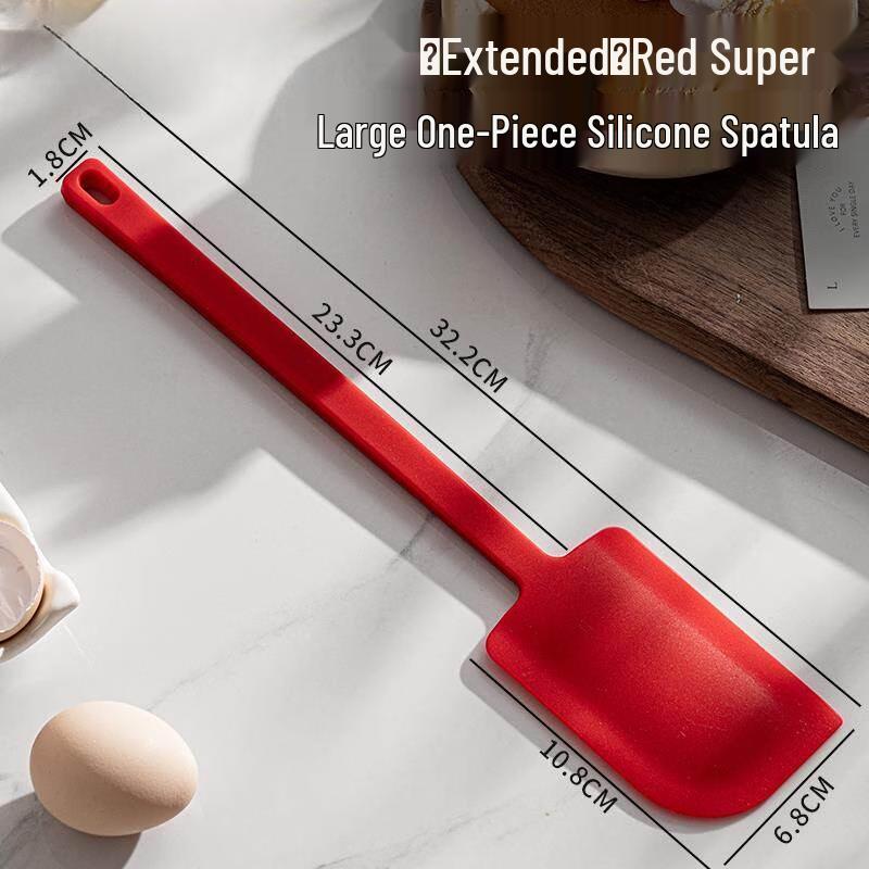 Yingtang Extra Large Red Silicone Baking Spatula