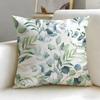 Leaf Cushion Cover Soft  EasyWash Pillow Case  Versatile for Couch Bed Travel and Office