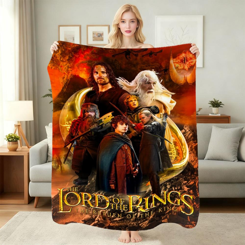 Gollum'S Epic Journey Two Towers Flannel Blanket Comfortable Skinfriendly Fleece Blanket For Living Room Office Nap Home Party Decor New Year Gift