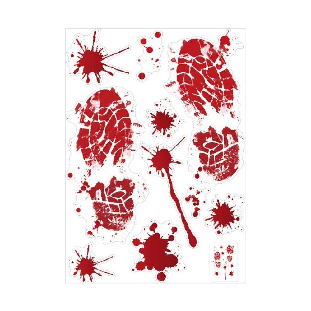 Self-Adhesive Halloween Window Decoration Sticker Horror Props Stickers Halloween