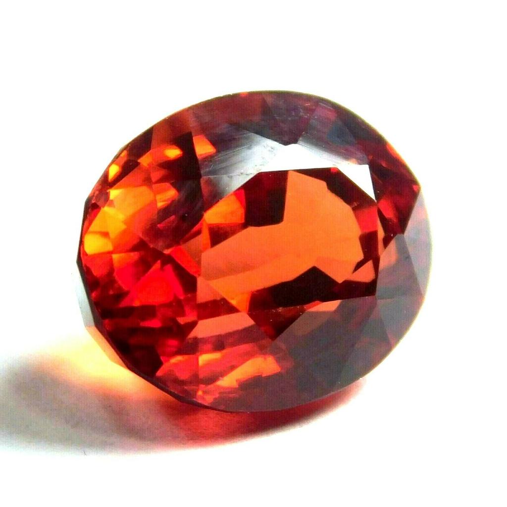 Sri Lanka Orange Oval Cut 11.12 Ct Natural Sapphire Loose Gemstone CERTIFIED B-29 002