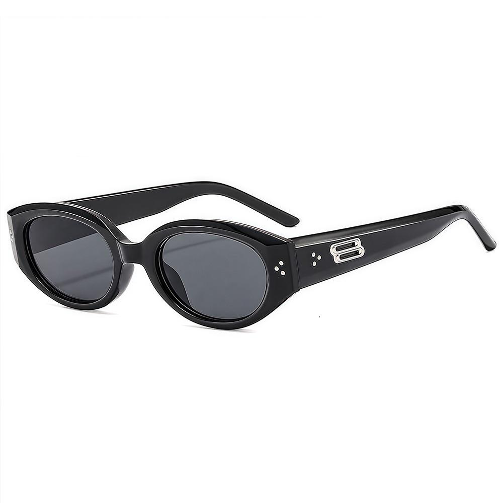 

Солнцезащитные очки JYL TS Кошачий глаз Металл Алмаз Плоские/ZN3856 B-474 лимонный карри