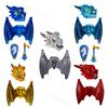 048 047 Undead Dragon Knight Bricks Anime Dragon Knights Building Blocks DIY Action Figure Collection Model Decor Doll Toy Gift