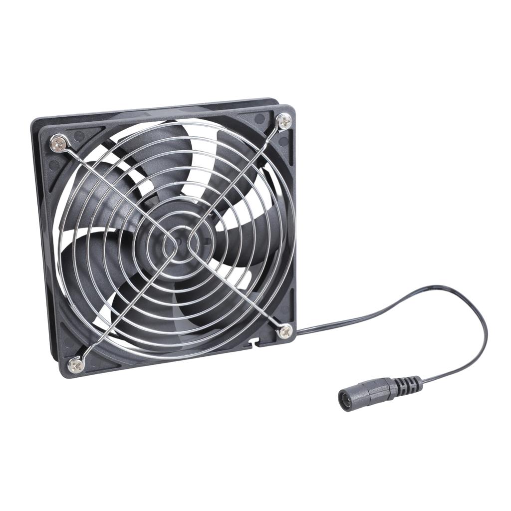 12V Solar Powered Exhaust Fan Efficient Cooling for Attics Greenhouses RVs with 10W Panel and ABS Material