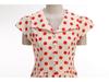 2026 Vintage Polka Dot Big Lapel French Retro Hepburn Dress