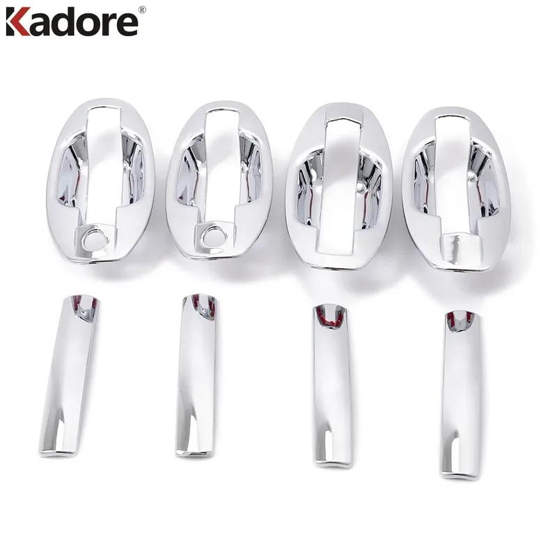 Side Door Handle Bowl Cup Cover Trim For Hyundai Santa Fe 2001 2002 2003 2004 2005 2006 Chrome Car Exterior Accessories