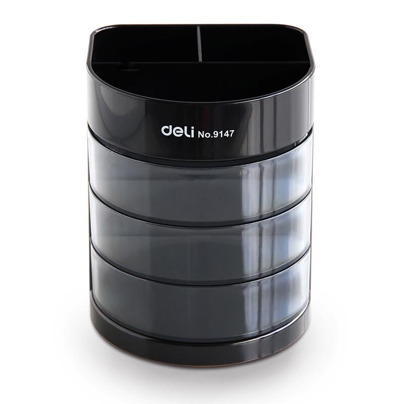 Deli 9147 Multi-functional 3-Layer Pen Holder
