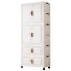 25-Year Durable No-Installation Folding Storage Cabinet for Toys & Clothes