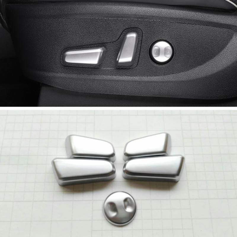 For Hyundai Palisade 2018 ABS Matte Front Seat Adjustment Buttons Frame Cover Trim Car Styling Accessories