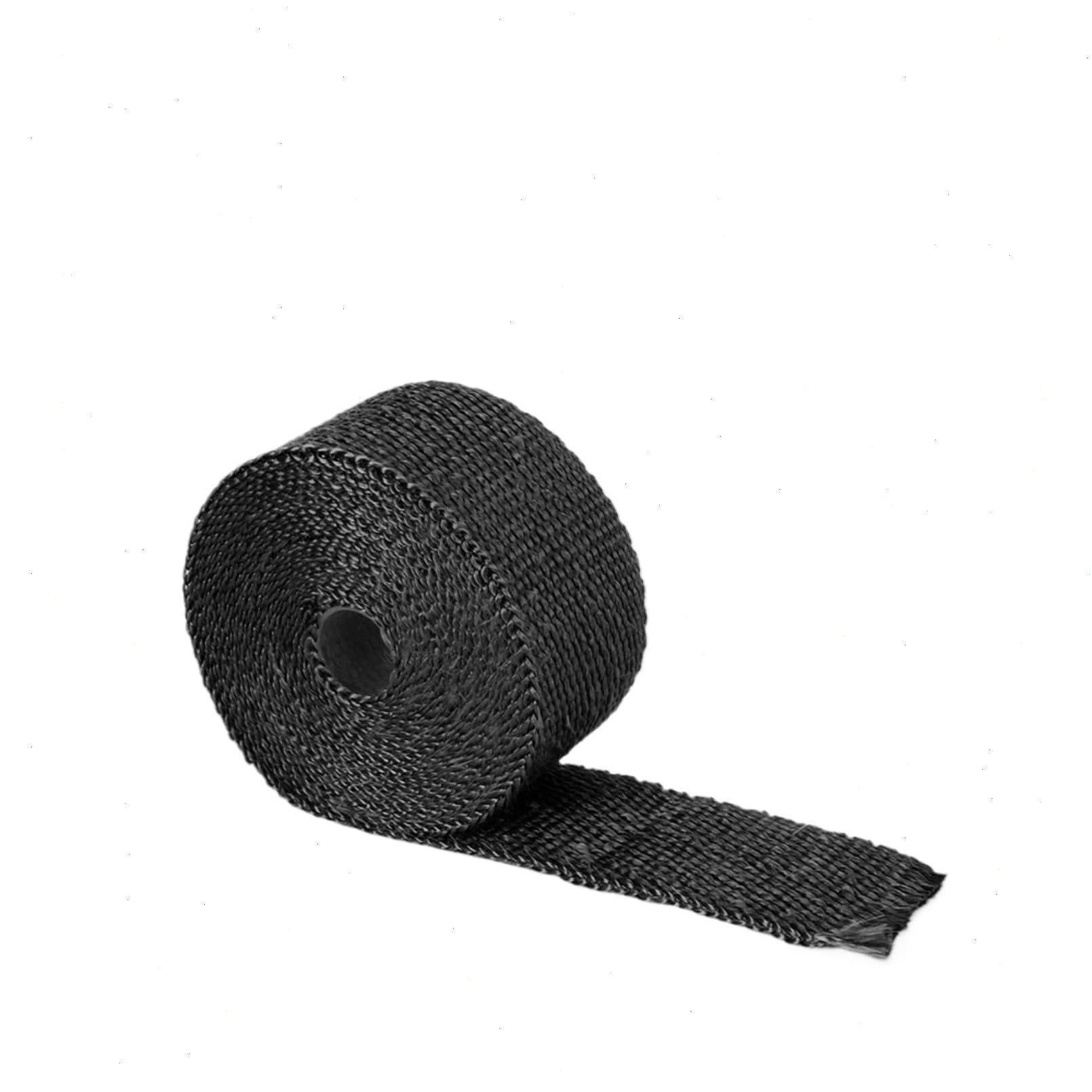 

Ftyuiul Термостійкий 1600 °C, Якісне скловолокно, Thermovantage, 12,6 футів (5 м) / 10 1.5mm*5cm*5m чорний