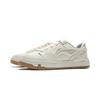 Li Ning Common 80s Comfortable Classic Durable Breathable Non-Slip Low-Top Skate Shoes Women sneaker Champagne-White AGCV052-1