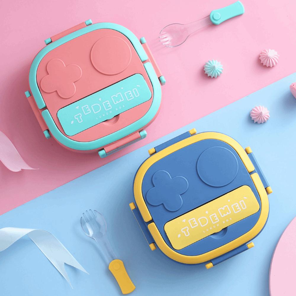 304 Stainless Steel Compartment Lunch Box 550ml Food Container Lunch Storage Container  For Office