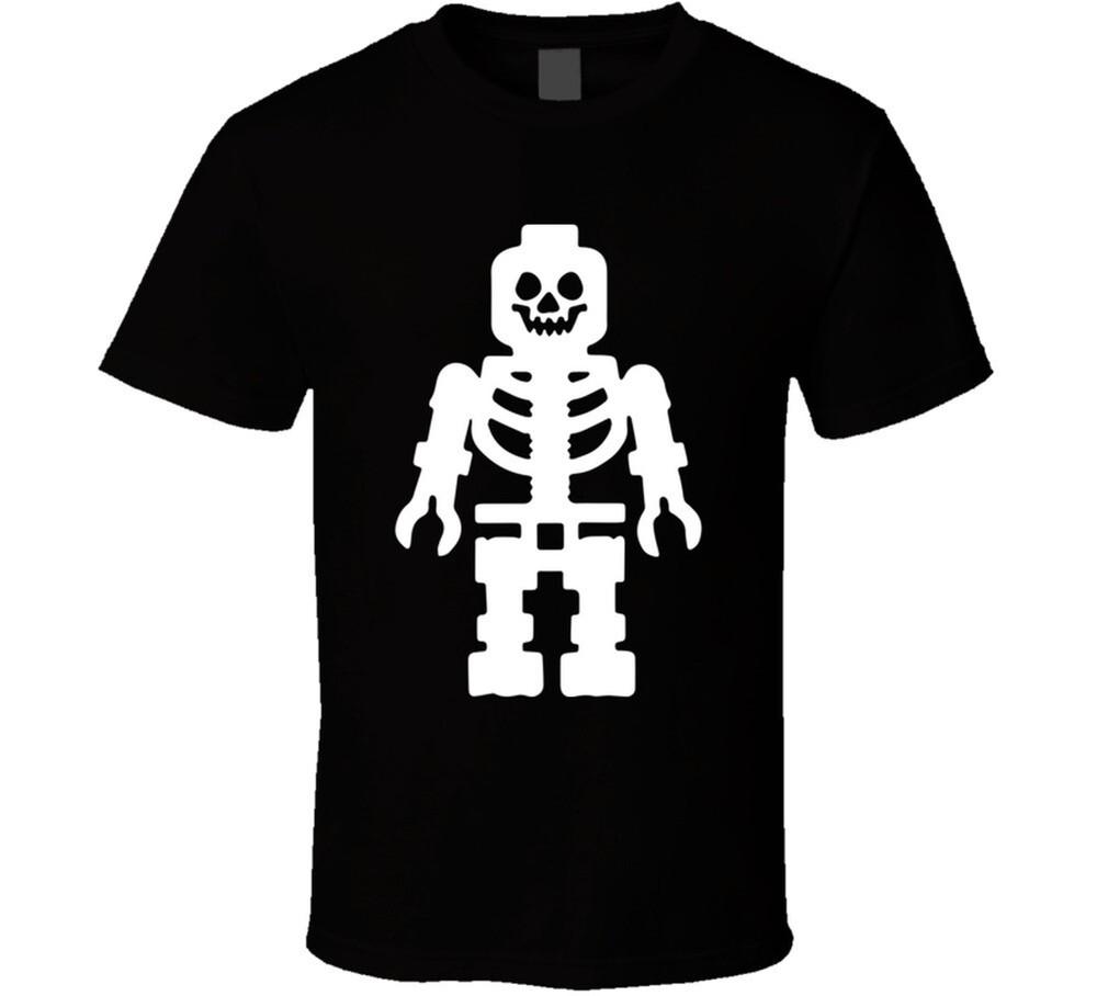 Halloween Skeleton Lego Funny T Shirt