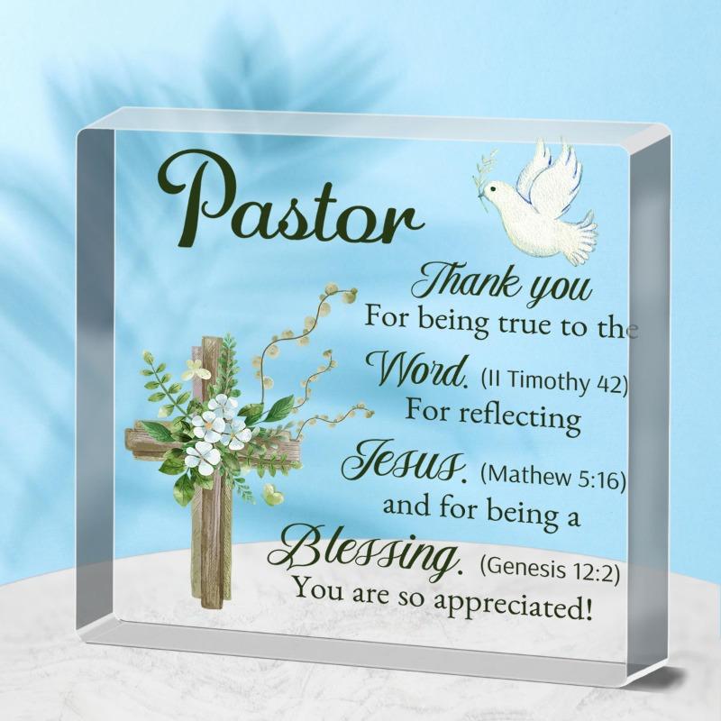 1 Stück, Geschenk für Pastor Pastor Anerkennungsgeschenke Dankeschön-Geschenk für Pastor Inspirierende Pastor-Geschenke für Männer Frauen Prediger