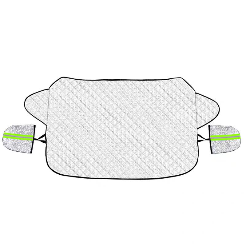 Windshield Cover for Ice and Snow, for Snow, Ice, UV, Mirror Protector, Windproof Sunshade Cover for Cars, common to most cars