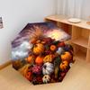 1 PC Automatic Folding Umbrella - Landscape Painting Pattern, Portable & Foldable Design with 8 Ribs, Christmas Birthday Gifts