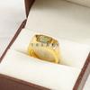 Citrine Emerald Cut Gemstone With 925 Sterling Silver Ring For Men's #B742 JL375692833273