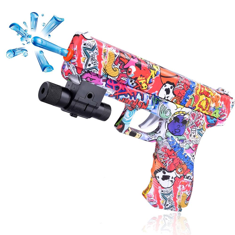 Ball Blaster Pistol Toys Manual Blaster NO Need Charge Outdoor Shooting Toys Backyard Games Gift