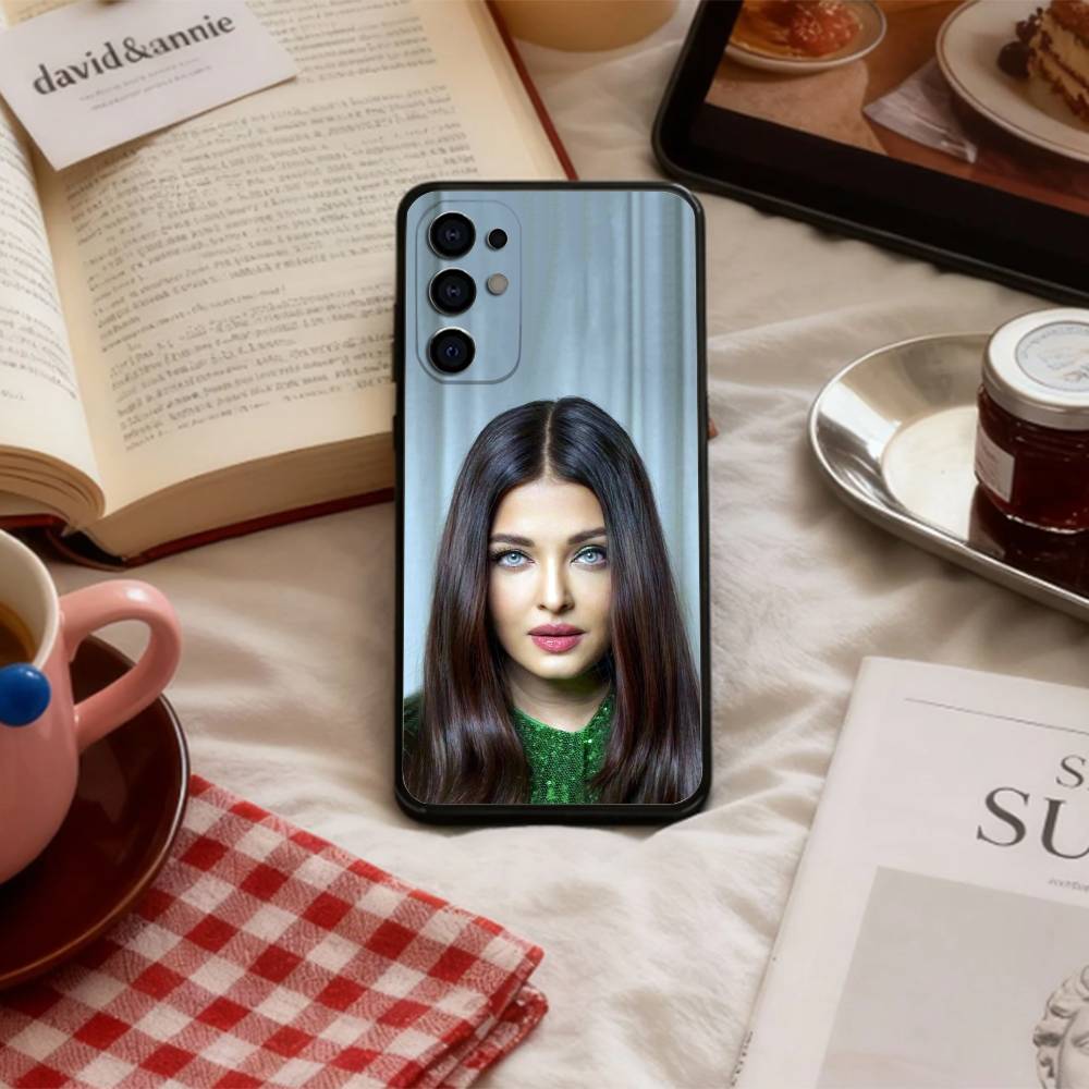 

A-Aishwarya Rai Phone Case For Samsung S 25,24,23,22,30,21,10,9,Ultra,Plus,Lite,FE,4,5 G Soft Black Case Samsung S23plus5G