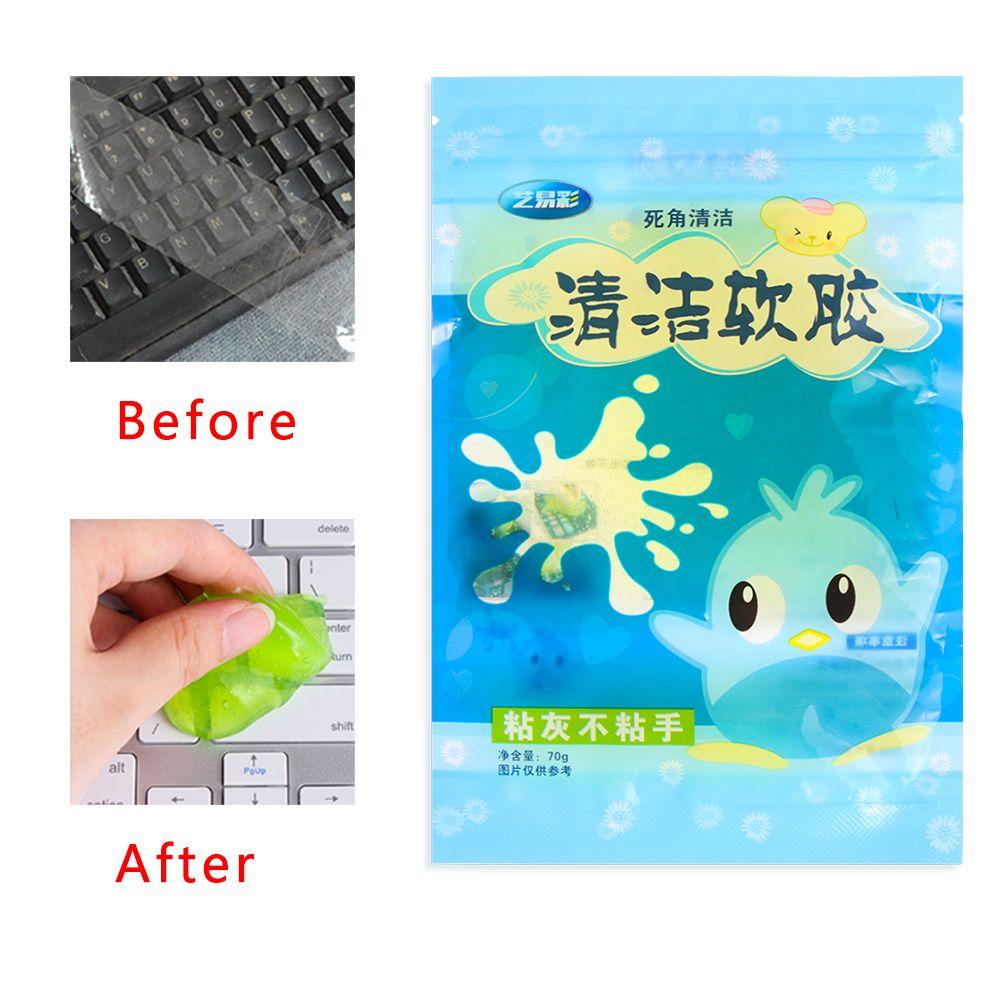 

Inner Gap Dust Remover Interior Dust Dirt Powder Cleaner Auto Car Clean Pad Glue Gum Gel