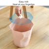 Nordic Style Irregular Trash Can Modern Solid Color Plastic Garbage Rubbish Bin Food Waste Basket Basin Bucket Flower Pot Decor