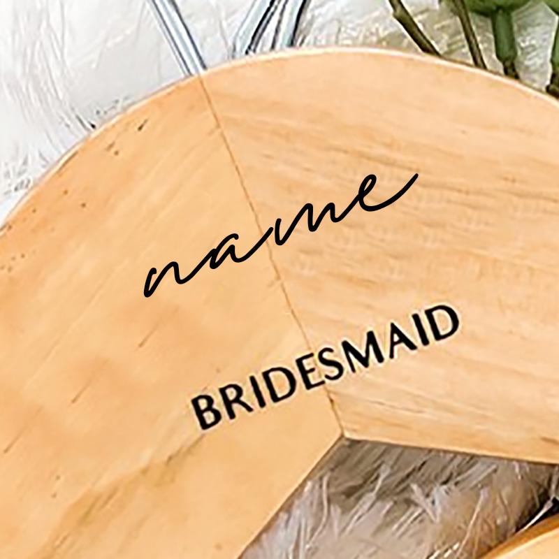 Personalized Name Hangers Bridesmaid Bride To Be Wedding Bridal Shower Engraved Hanger Bachelorette Hen Party Decoration Gift