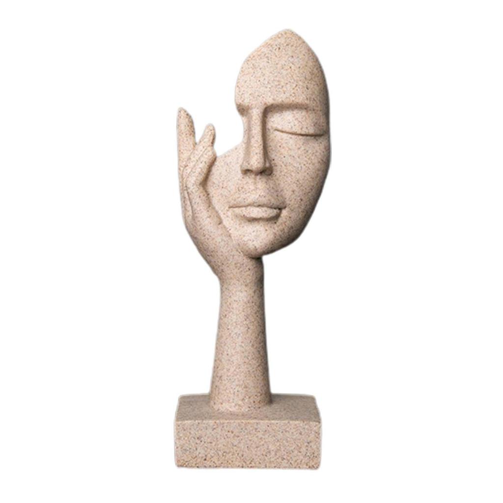 Figurine European Style Gifts Abstract Resin Statue for Home