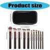 Portable 11 Pieces Makeup Brush Set For Travel Essential Cosmetic Brushes With Storage Bag for Women and Girls