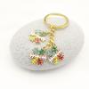 Snowflake Bell Keychain: European & American Christmas Ornament