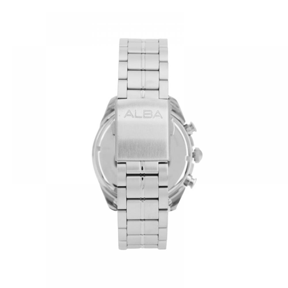 Seiko Alba A4b019x1 Chronograph Tachymeter Men S Metal Watch